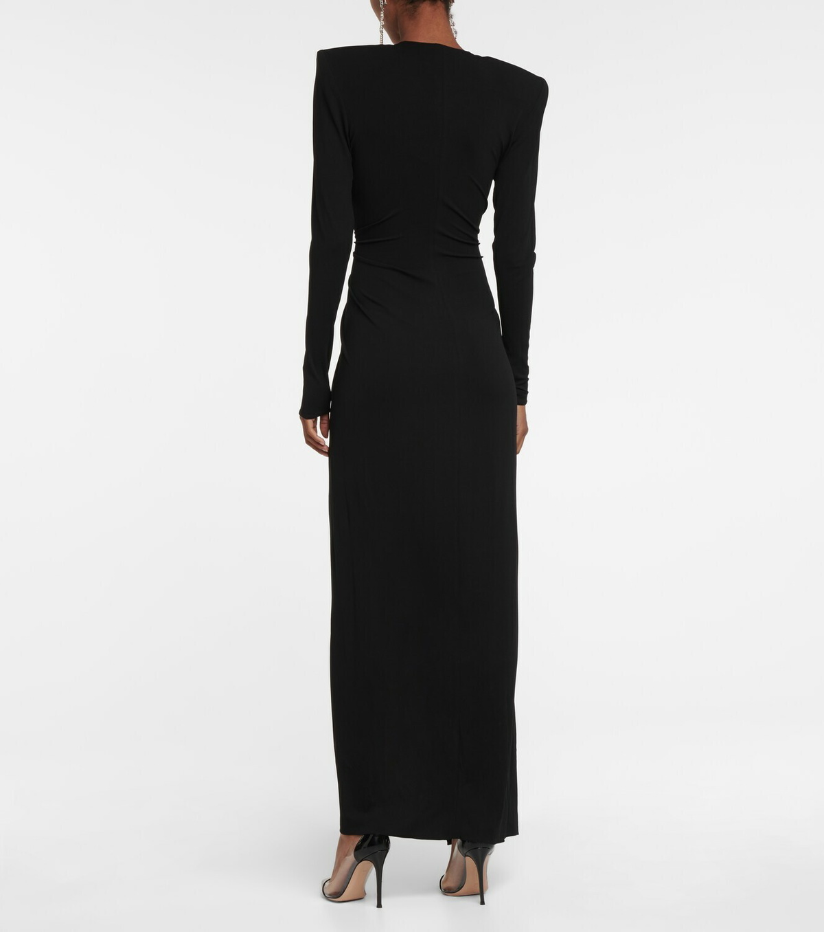 Alexandre Vauthier - Crystal-embellished ring-detail gown