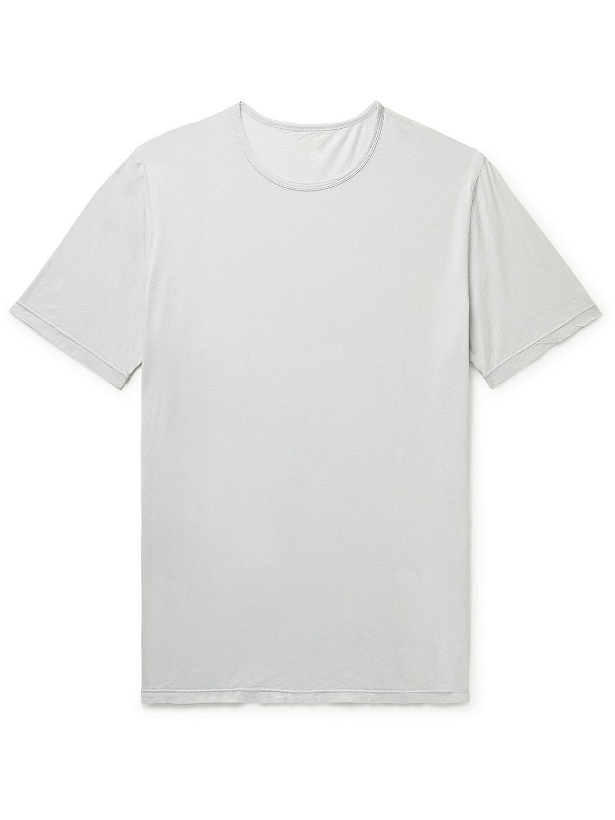 Photo: Hartford - Slim-Fit Cotton-Jersey T-Shirt - Neutrals