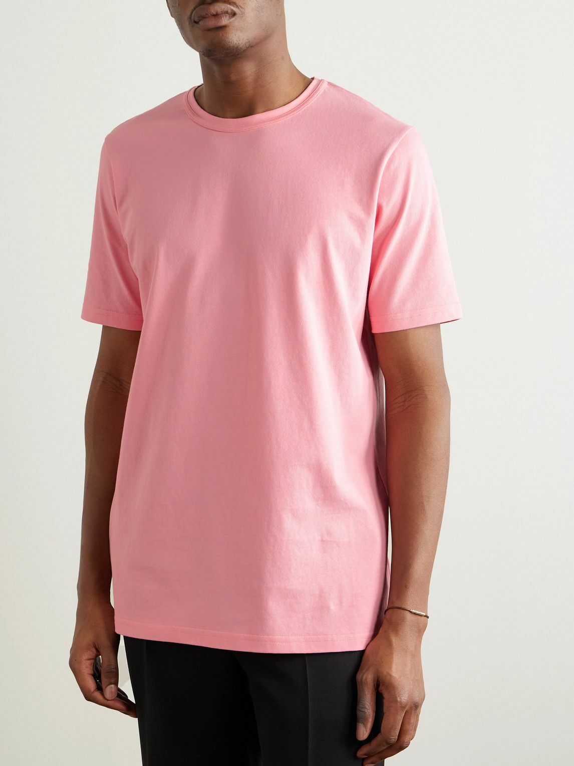 Gabriela Hearst - Bandeira Cotton-Jersey T-Shirt - Pink