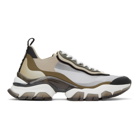 Moncler Beige and Khaki Leave No Trace Light Sneakers