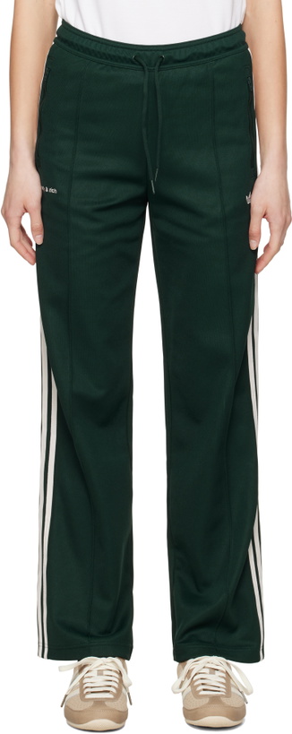 Photo: Sporty & Rich Green adidas Originals Edition Track Pants