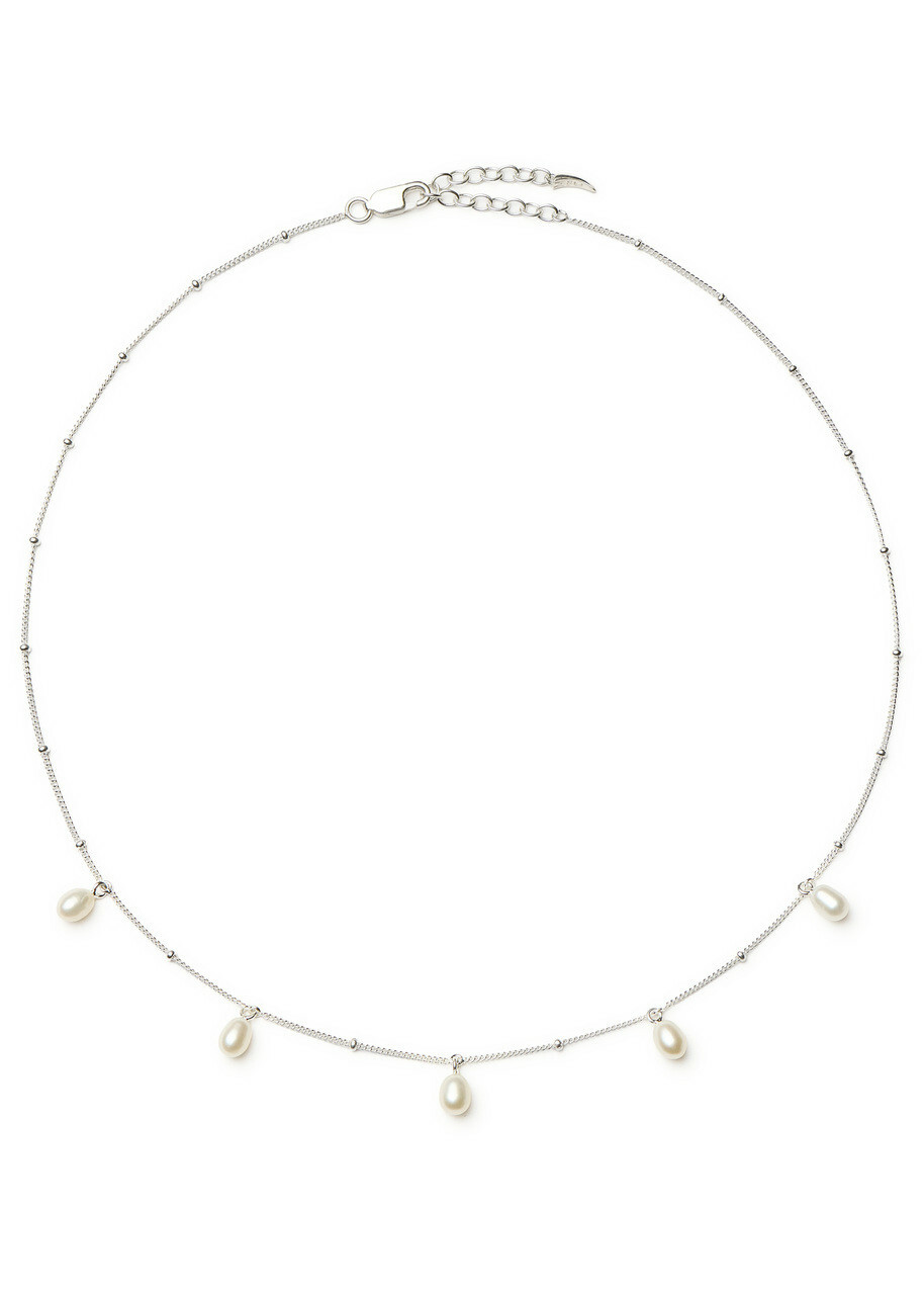 Missoma Pearl Baya Silver-plated Choker Necklace - One Size