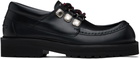 Toga Virilis Black Hard Leather Derbys