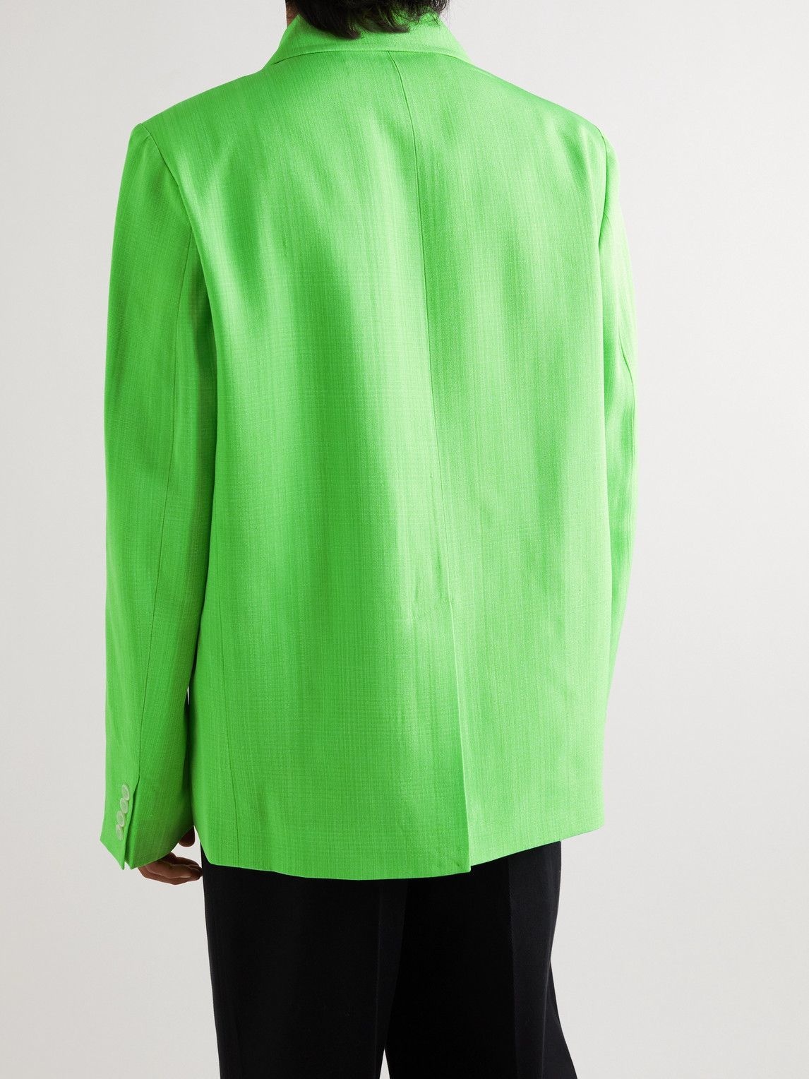 Jacquemus - Neon Woven Suit Jacket - Green Jacquemus