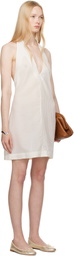 BELLE Off-White Lou Minidress