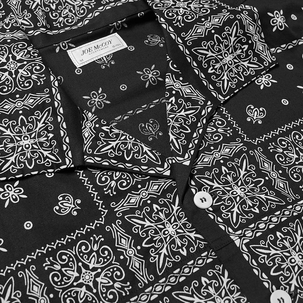 The Real McCoy's Men's Joe Mccoy Bandana Shirt in Black The