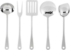 Alessi Silver AJM19 Kitchen Cutlery Set, 5 pcs