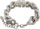 Off-White Silver Arrow Chain Bracelet