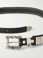 Enfants Riches Déprimés - Mechanic 3.5cm Studded Leather Belt - Black