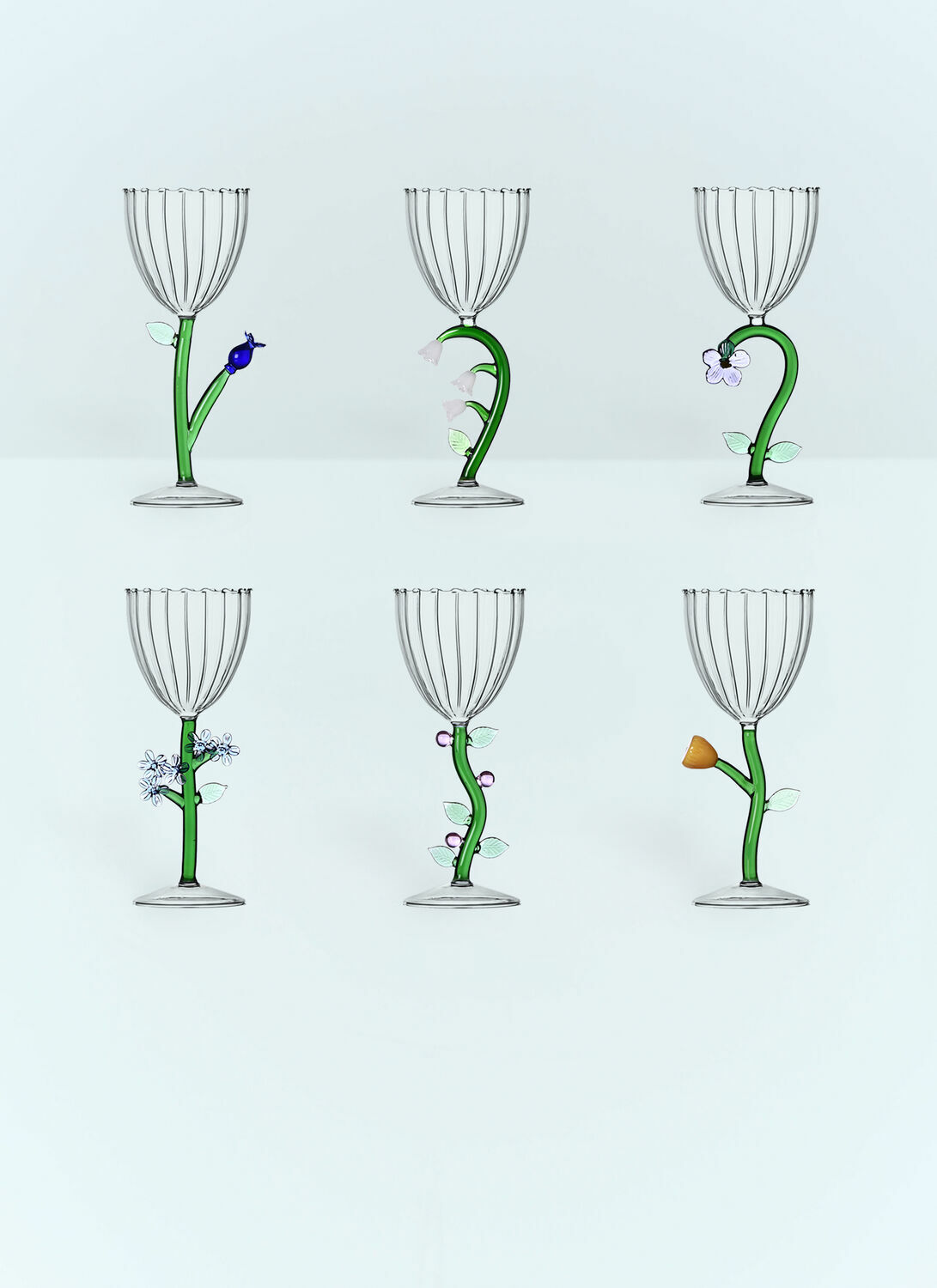 Ichendorf Milano Set Of Six Botanica Stemmed Glasses