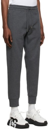 Dolce & Gabbana Grey Embroidered Jogging Lounge Pants