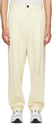 LU'U DAN SSENSE Exclusive Off-White Tailored Trousers