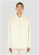 Ribbed Collar Jacket in Yellow