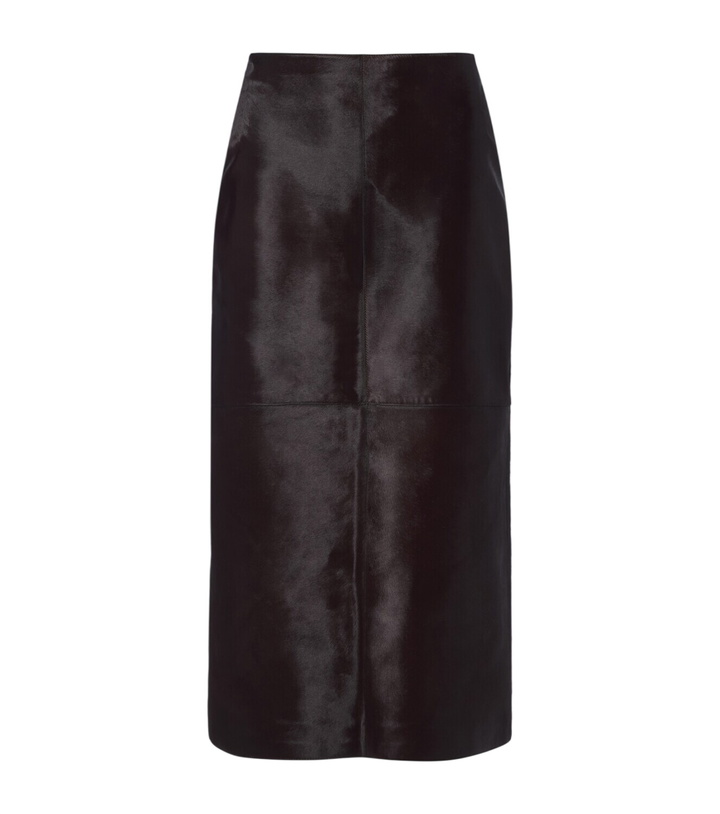 Photo: Nour Hammour Alana calf-hair pencil skirt