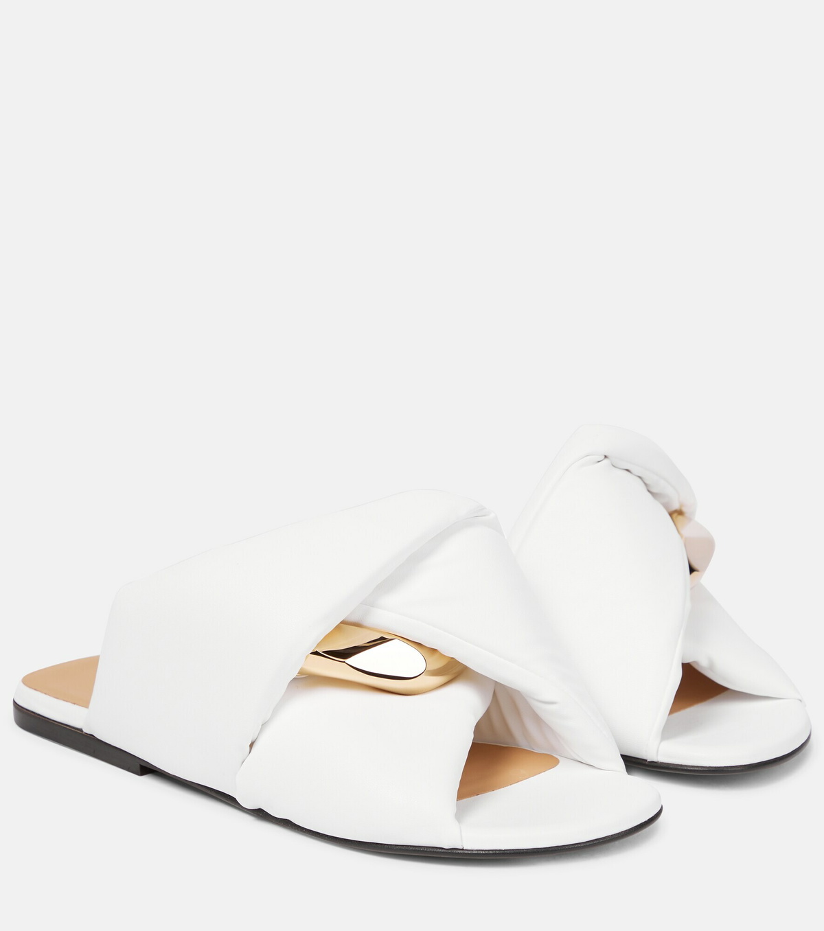 JW Anderson - Chain Twist leather sandals JW Anderson