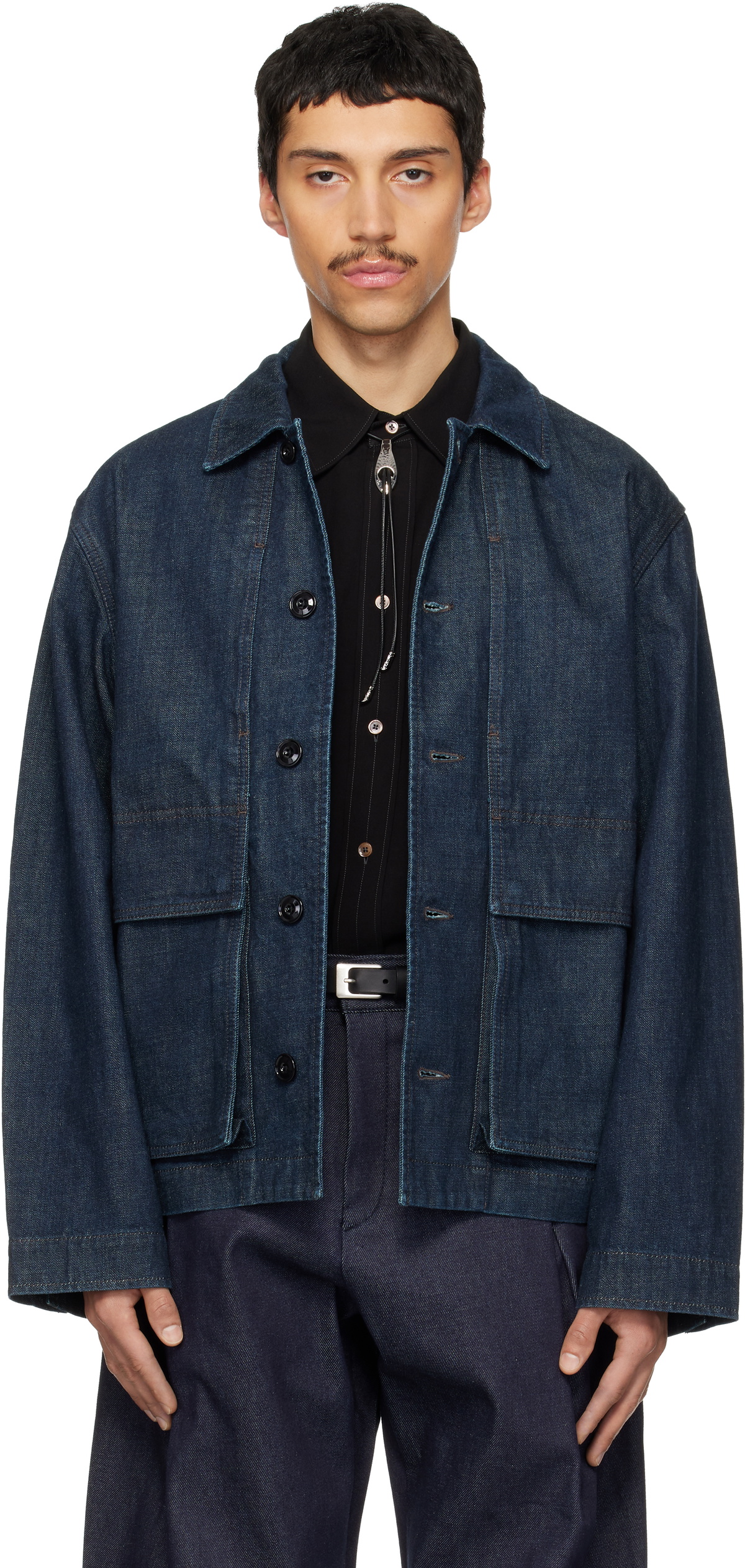 LEMAIRE Indigo Boxy Denim Jacket Lemaire