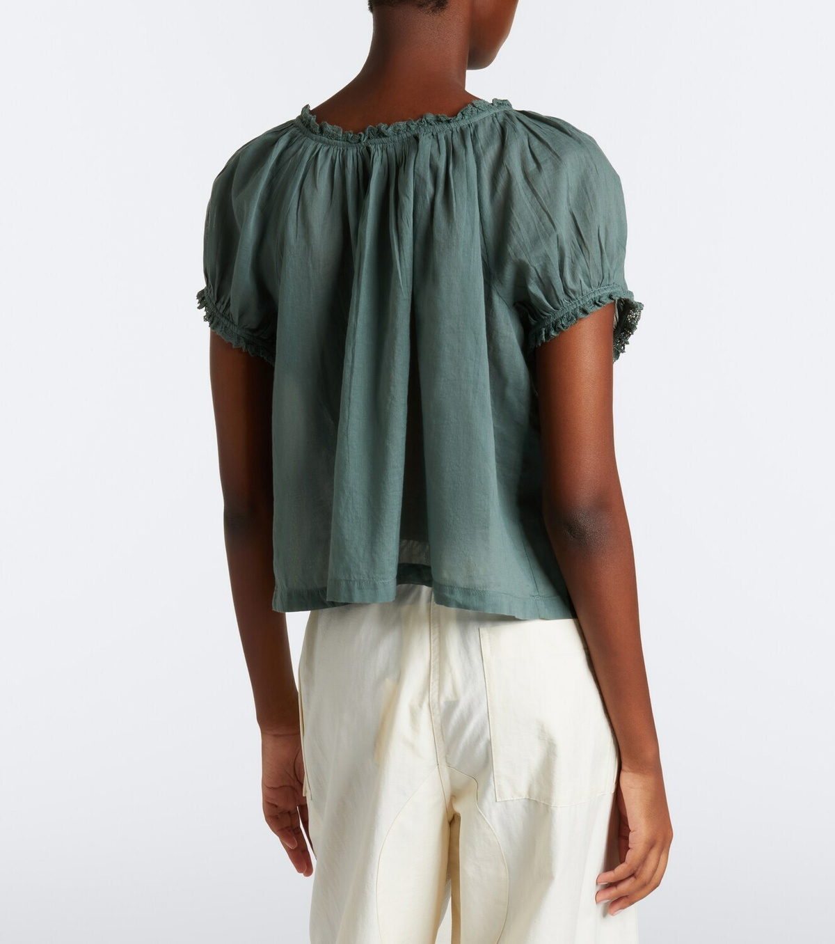 Dôen Frederica cotton voile top
