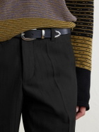Enfants Riches Déprimés - Skinny Lieutenant Straight-Leg Pinstriped Virgin Wool Trousers - Black