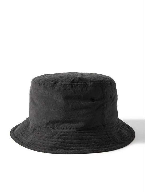 Photo: SSAM - Romeo Techno Silk Bucket Hat - Black