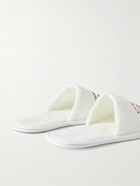 Gallery Dept. - Chateau Josué Embroidered Terry Slippers - Neutrals