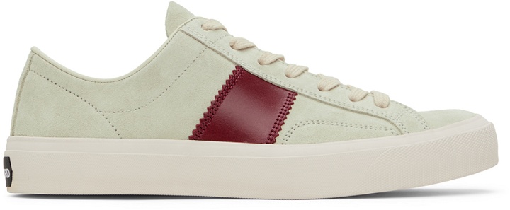 Photo: TOM FORD Off-White Cambridge Sneakers