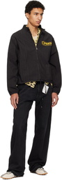 Maison Margiela Black Vintage-Style Sportswear Jacket