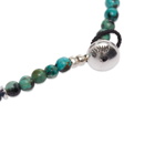 Mikia Men's Stone Double-Wrap Bracelet in African Turquoise