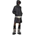 Rick Owens Moncler + Rick Owens Black Ziplock Down Jacket