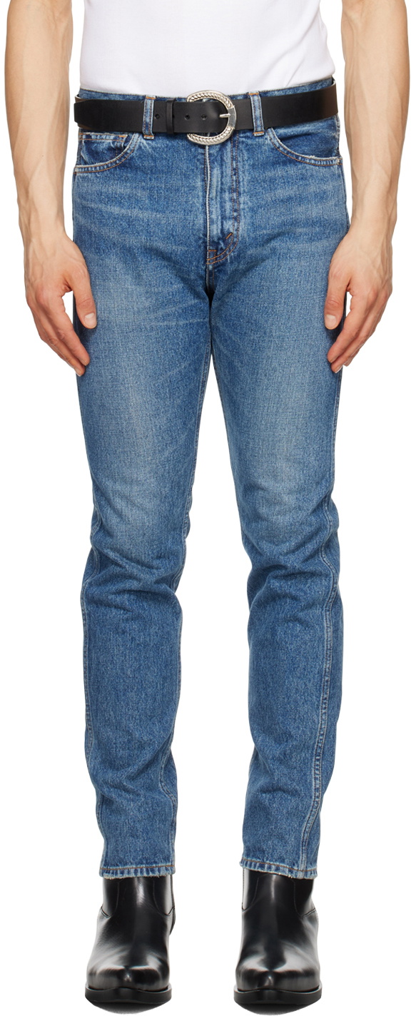 The Letters Blue Tapered Jeans