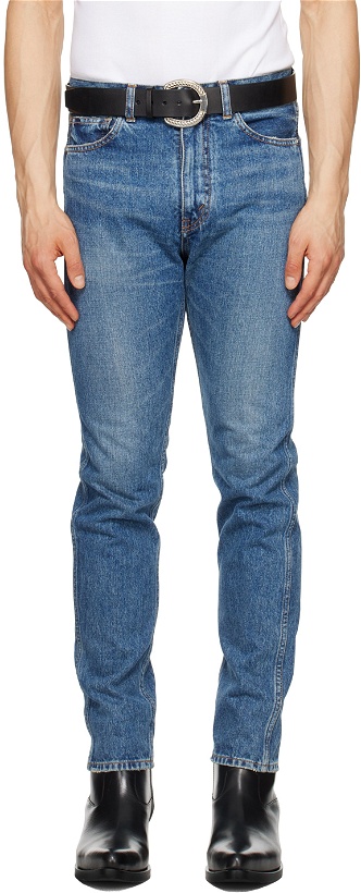 Photo: The Letters Blue Tapered Jeans