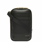 Master-Piece Gloss Leather Shoulder Bag in Black 