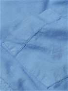 Hartford - Palm Pat Cotton-Poplin Shirt - Blue