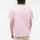 Jacquemus Men's Bow Logo T-Shirt in Pink