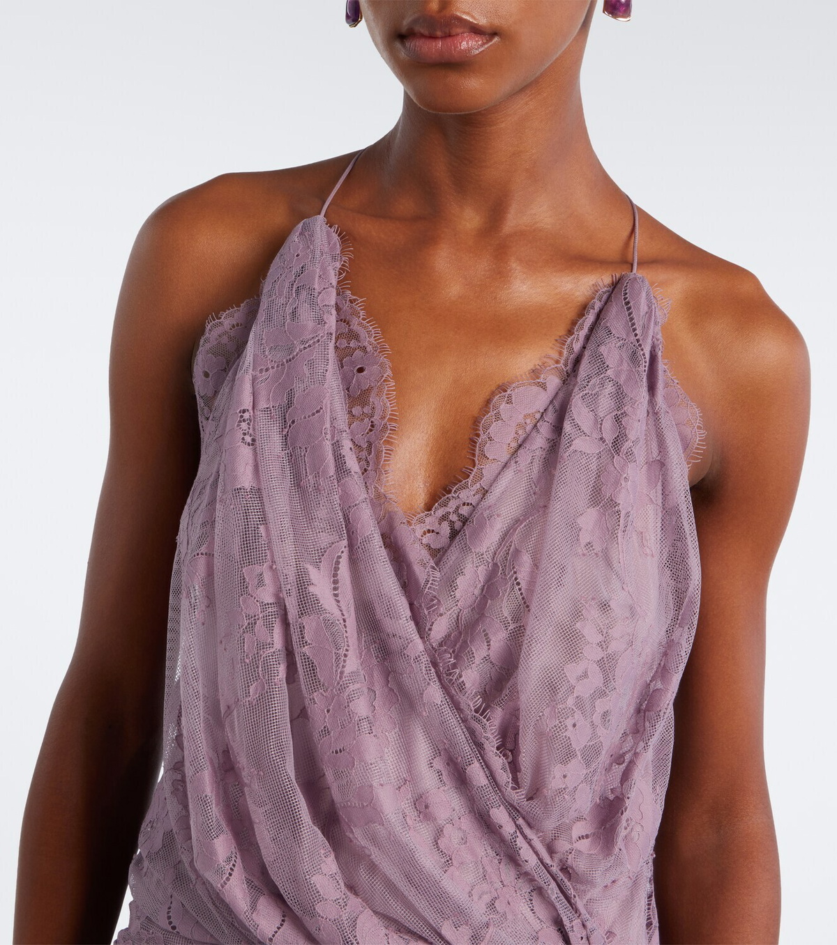Zimmermann Clash draped lace gown