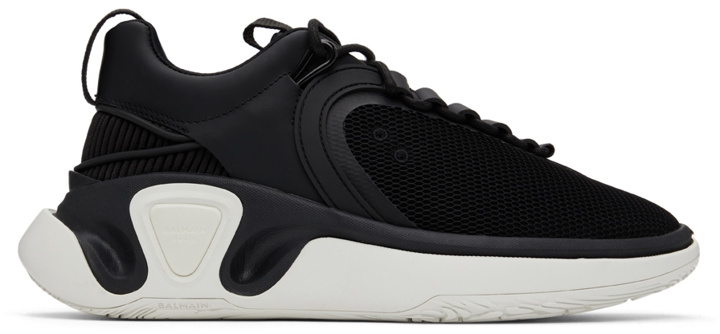 Photo: Balmain Black B-Runner Sneakers