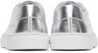 Common Projects Silver Achilles Shiny Sneakers