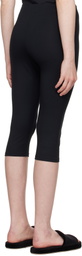 SKIMS Black Smooth Layers Capri Leggings
