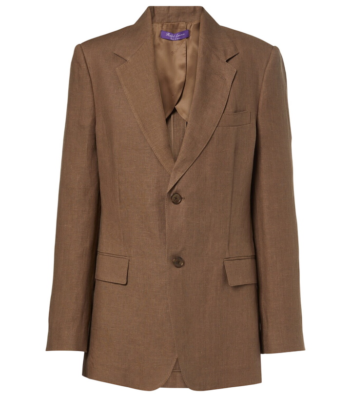 Photo: Ralph Lauren Collection Marcy linen blazer