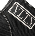 Valentino - Valentino Garavani Logo-Detailed Tech-Canvas High-Top Sneakers - Black