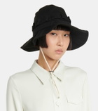 Jil Sander Cotton herringbone bucket hat