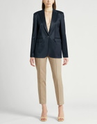 Peserico Womens Blazer Midnight in Blue