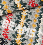 Beams Plus - Fair Isle Knitted Socks - Gray