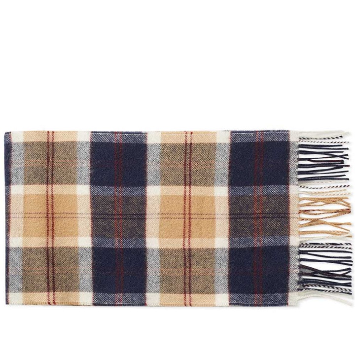 Photo: Norse Projects x Johnstons Check Scarf Neutrals