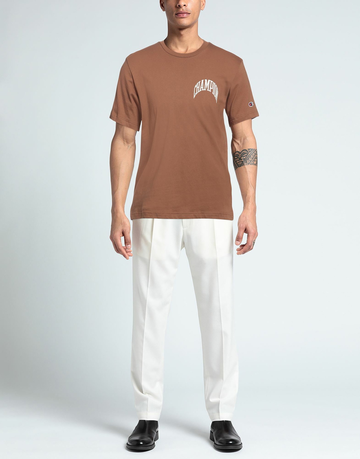 Champion Mens T-shirt in Brown