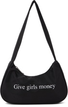 Praying Black 'Give Girls Money' Bag