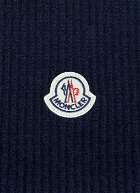 Logo Patch Scarf in Blue