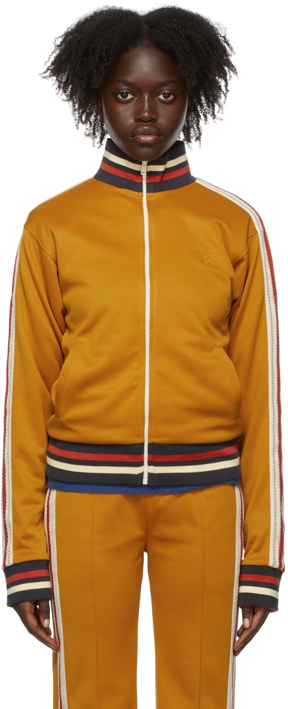 Wales Bonner Yellow Cotton Sunlight Zip-Up Track Jacket Wales Bonner