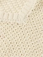 Corridor - Open-Knit Organic Cotton Sweater Vest - Neutrals