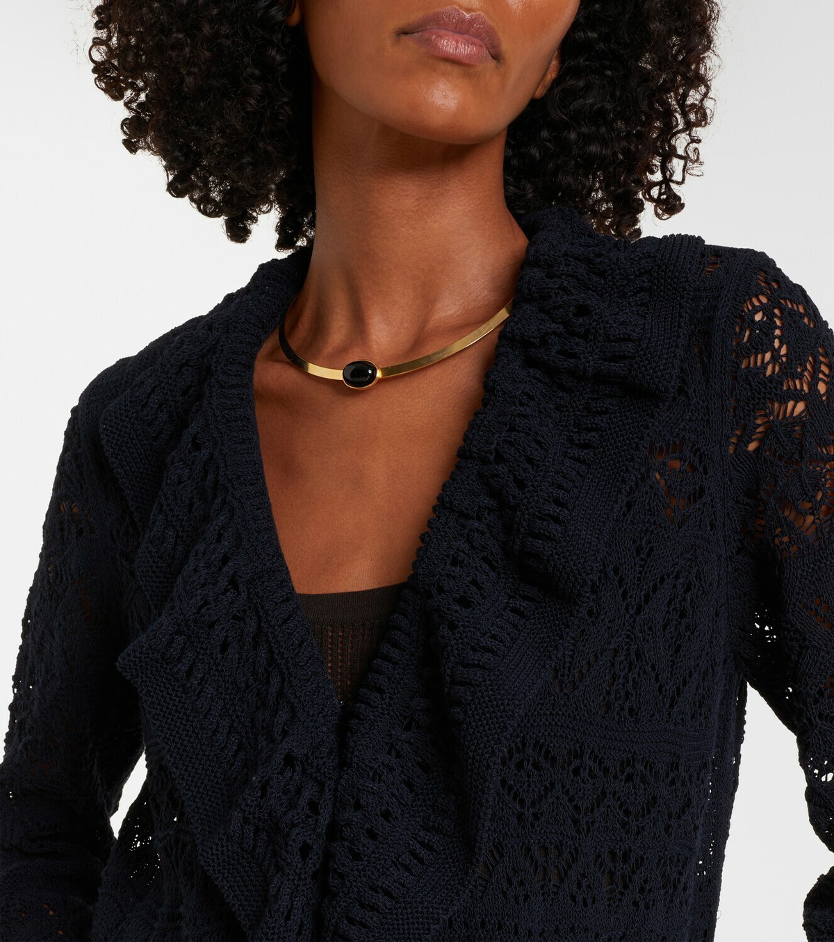 Dorothee Schumacher Cotton-blend crochet coat