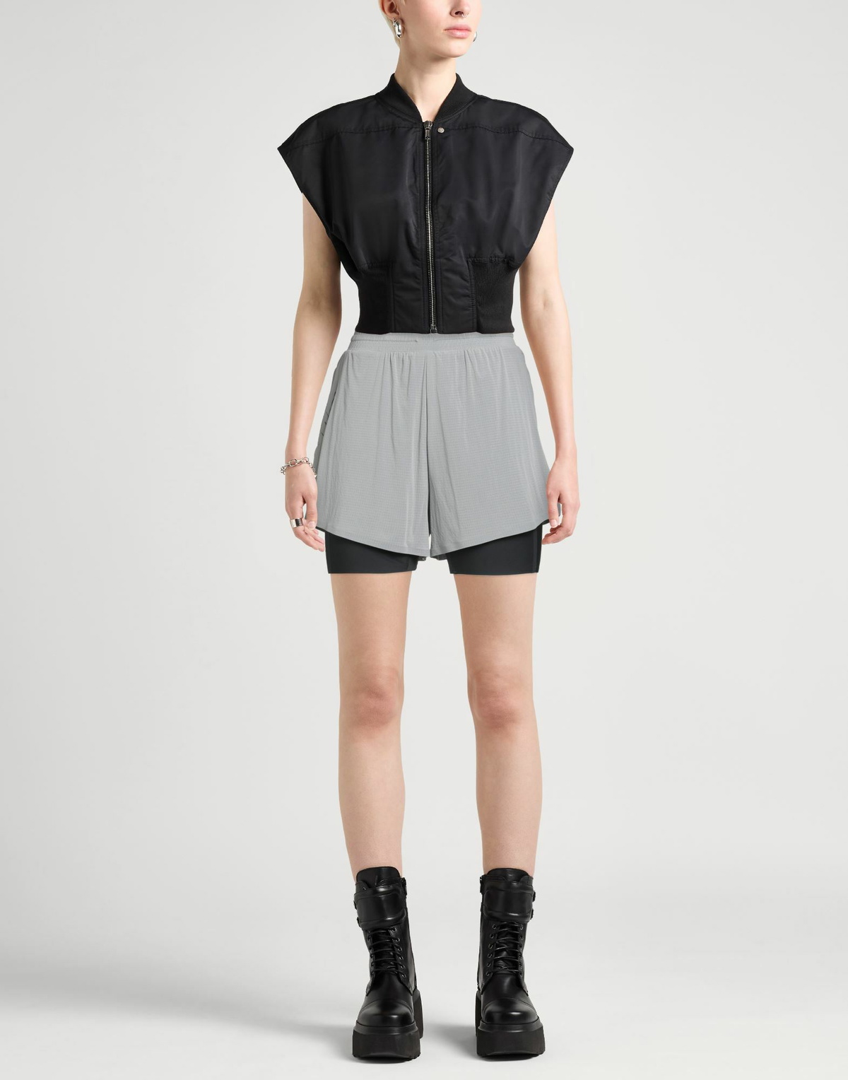 Y-3 Womens Shorts & Bermuda Shorts in Grey
